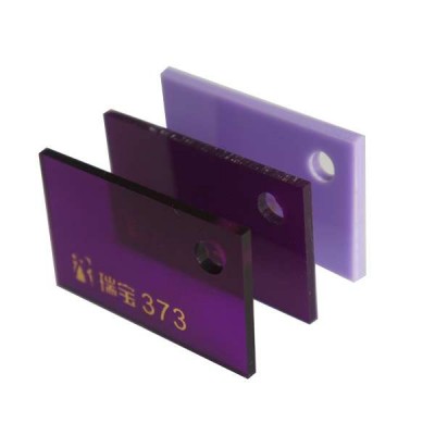 Rpoa factory high sale direct price 20mm 1320x2560 plexiglass flexible purple acrylic sheet